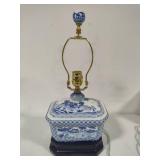 Blue & White Lamp (No Shade) Blue & White Lamp (No Shade)