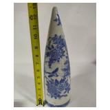 Blue & White Porcelain Wall Pocket Blue & White Porcelain Wall Pocket