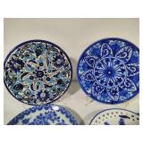 Blue & White Hanging Plate Collection Blue & White Hanging Plate Collection
