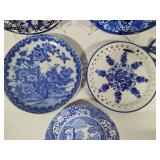 Blue & White Hanging Plate Collection Blue & White Hanging Plate Collection