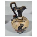 Toucan Pottery & Greek Pitcher Toucan Pottery & Greek Pitcher