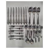 Reed & Barton Silver Majesty 1970s Stainless Steel Flatware Reed & Barton Silver Majesty 1970s Stainless Steel Flatware