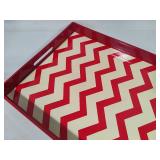 Geometric Handled Serving Tray & Fruit Bowl Geometric Handled Serving Tray & Fruit Bowl