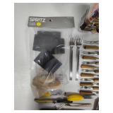 Lot of Assorted Spreaders, Forks & Serving Accessories Lot of Assorted Spreaders, Forks & Serving Accessories