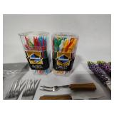 Lot of Assorted Spreaders, Forks & Serving Accessories Lot of Assorted Spreaders, Forks & Serving Accessories