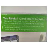 Mind Reader Tea Rack & Condiment Organizer *New in Box* Mind Reader Tea Rack & Condiment Organizer *New in Box*