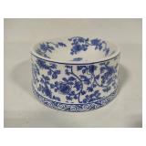Wisteria Blue & White Dog Bowl - Dishwasher Safe Wisteria Blue & White Dog Bowl - Dishwasher Safe