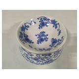 Wisteria Blue & White Dog Bowl - Dishwasher Safe Wisteria Blue & White Dog Bowl - Dishwasher Safe