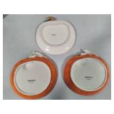 Fitz & Floyd Kitty Witches Salt & Pepper Shakers + Three Halloween Porcelain Candy Dishes Fitz & Floyd Kitty Witches Salt & Pepper Shakers + Three Halloween Porcelain Candy Dishes