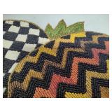 Mackenzie - Child's Beaded 'Sunset Pumpkin' AutumnTable Runner Mackenzie - Child's Beaded 'Sunset Pumpkin' AutumnTable Runner