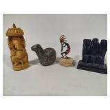 Assorted Small Carved & Decor Pieces Assorted Small Carved & Decor Pieces
