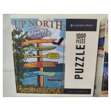 Four 1000pc Puzzles - Two are New in Packaging Four 1000pc Puzzles - Two are New in Packaging