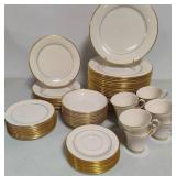 Gorham 'Theme Gold' Fine China Setting Gorham 'Theme Gold' Fine China Setting