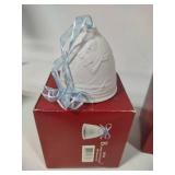 Lladro 2001, 2002, 2004 & 2005 Bell Christmas Ornaments w/Box Lladro 2001, 2002, 2004 & 2005 Bell Christmas Ornaments w/Box