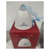 Lladro 2001, 2002, 2004 & 2005 Bell Christmas Ornaments w/Box Lladro 2001, 2002, 2004 & 2005 Bell Christmas Ornaments w/Box