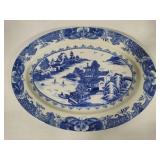 Blue Willow Pattern Chinoiserie Inspired Platter Blue Willow Pattern Chinoiserie Inspired Platter