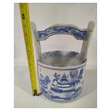 Blue & White Planters Blue & White Planters