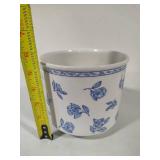 Blue & White Planters Blue & White Planters