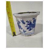 Blue & White Planters Blue & White Planters