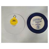 Assorted Blue & White Plates, Coaster, Trivets, etc Assorted Blue & White Plates, Coaster, Trivets, etc