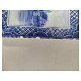 Assorted Blue & White Plates, Coaster, Trivets, etc Assorted Blue & White Plates, Coaster, Trivets, etc