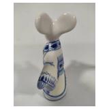 Russian Gzhel Porcelain Mouse Figurine Russian Gzhel Porcelain Mouse Figurine
