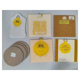 Assortment of Hanging Tiles, Trivets & Coasters Assortment of Hanging Tiles, Trivets & Coasters