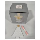 Lladro 1988 VIntage Round Ball Christmas & Flat Tree Ornamets w/Box Lladro 1988 VIntage Round Ball Christmas & Flat Tree Ornamets w/Box