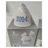 Lladro 2014 (x2), 2016 & 2017 Bell Christmas Ornaments w/Box Lladro 2014 (x2), 2016 & 2017 Bell Christmas Ornaments w/Box