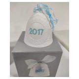 Lladro 2014 (x2), 2016 & 2017 Bell Christmas Ornaments w/Box Lladro 2014 (x2), 2016 & 2017 Bell Christmas Ornaments w/Box