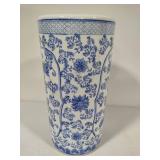 XL Blue & White Floor Vase XL Blue & White Floor Vase