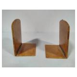 Interesting Leather Embossed Bookends Interesting Leather Embossed Bookends