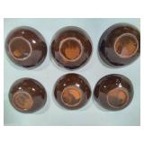 Six Small Handpainted Bowls Six Small Handpainted Bowls