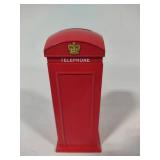 Vintage Metal Red Telephone Bank Vintage Metal Red Telephone Bank