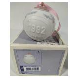 Lladro 1992, 1993 & 1997 Round Ball Christmas Ornaments w/Box Lladro 1992, 1993 & 1997 Round Ball Christmas Ornaments w/Box