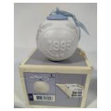 Lladro 1992, 1993 & 1997 Round Ball Christmas Ornaments w/Box Lladro 1992, 1993 & 1997 Round Ball Christmas Ornaments w/Box