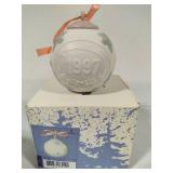 Lladro 1992, 1993 & 1997 Round Ball Christmas Ornaments w/Box Lladro 1992, 1993 & 1997 Round Ball Christmas Ornaments w/Box