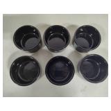 Six Bodum Black Stoneware Ramekins *New in Box* Six Bodum Black Stoneware Ramekins *New in Box*