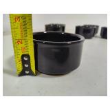 Six Bodum Black Stoneware Ramekins *New in Box* Six Bodum Black Stoneware Ramekins *New in Box*