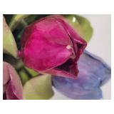 Aynsley England Hand Painted Bone China Tulip Bouquet Aynsley England Hand Painted Bone China Tulip Bouquet