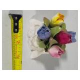 Aynsley England Hand Painted Bone China Tulip Bouquet Aynsley England Hand Painted Bone China Tulip Bouquet