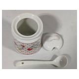 Chicken Condiment Jar w/Spoon Chicken Condiment Jar w/Spoon