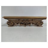 Gold Resin Scroll Ornate Wall Shelf Gold Resin Scroll Ornate Wall Shelf