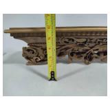 Gold Resin Scroll Ornate Wall Shelf Gold Resin Scroll Ornate Wall Shelf