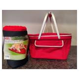 Canvas Picnic Basket Basket & Coleman Travel Dog Bed Canvas Picnic Basket Basket & Coleman Travel Dog Bed