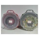 Berry & Floral Wreaths w/Wreath Box Storage Containers Berry & Floral Wreaths w/Wreath Box Storage Containers