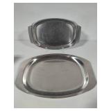 Stainless Steel Serving Platters from Denmark & Sweden Stainless Steel Serving Platters from Denmark & Sweden
