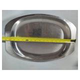 Stainless Steel Serving Platters from Denmark & Sweden Stainless Steel Serving Platters from Denmark & Sweden