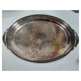 Oneida Large Silver Plated Serving Trays Oneida Large Silver Plated Serving Trays