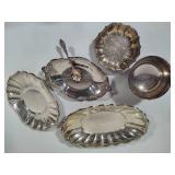 Assorted Silver Plated Small Serving Pieces Assorted Silver Plated Small Serving Pieces